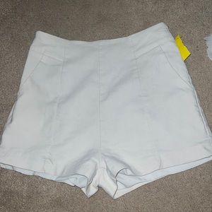 White polyester double-lined Shorts. Size small!